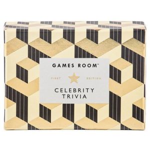 Ridley's Games jeu de quiz Celebrity Trivia papier beige/noir (en)