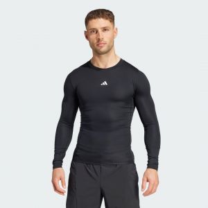 Adidas Tee-shirt de training à manches longues homme techfit