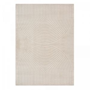 Unamourdetapis Tapis salon demilu 140x200 cm Beige - Tapis Cuisine doux et soyeux
