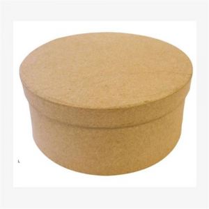 Creotime Bo&icirc;te cylindrique en carton avec couvercle - 15 x &Oslash; 28,5 cm