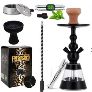 No Name Marque generique Pack Chicha 3B Design + Fresh Coco + Kaloud Lotus + Foyer Silicone + Accessoires