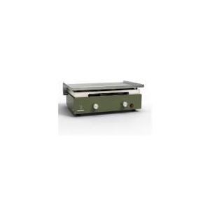 Verycook Verygarden - Plancha à gaz en acier laminé 2 brûleurs