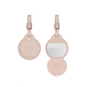 SATECHI FindAll Traceur GPS pour Bagage avec Apple Find My, Recharge sans Fil, Tracker Valise avec Alerte Sonore Puissante, Traceur Localisateur pour iPhone 17 16 15, iPad, Mac et Plus &ndash; Rose D&eacute;sert