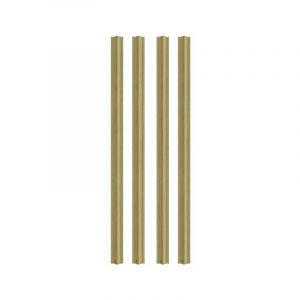 Nordlinger Pro Lot de 4 Moulures Droites en Bois - Largeur 70 mm x Longueur 100 cm - Prêt à Poser - idéal pour donner du cachet à votre mur