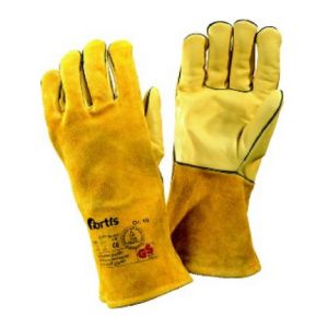 Fortis Gant de soudeur Welder, int&eacute;rieur de la main en cuir vachette nervur&eacute; Taille : 10 (par 10)