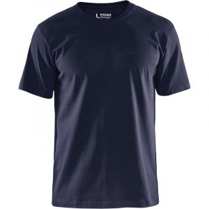 Image de Blaklader T-shirt col rond Marine taille L,