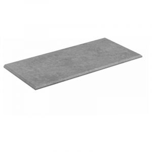 AC-Déco Meubles sous-vasque - Plateau meuble sous vasque - 100,5 x 47 x 2,2 cm - Havana Concrete Gris