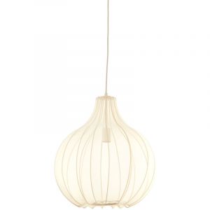 Light&living - suspension - Elati - beige blanc - textile - ø