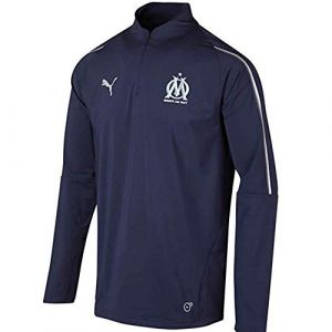 Image de Puma Sweat Bleu Navy logoté Om - Couleur: Bleu - Taille: XS