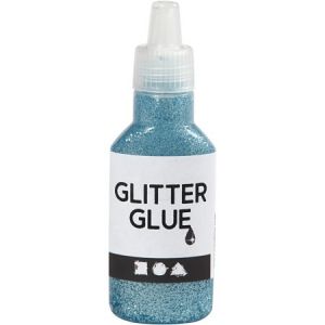 Image de Creotime Colle à paillettes 25 ml - Bleu clair