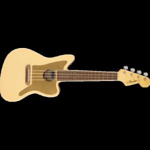 Fender Ukul&eacute;l&eacute; &eacute;lectro-acoustique Jazzmaster Fullerton Uke LTD Vintage White