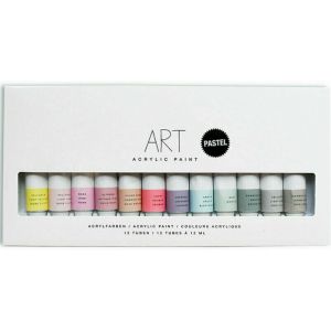Rico Set peinture acrylique - Pastel - 12 x 12 ml