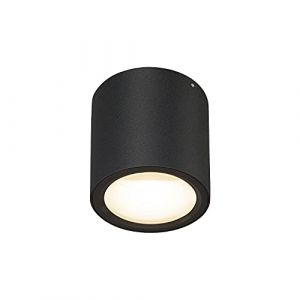 SLV Plafonnier int&eacute;rieur OCULUS, noir, LED, 11W, 2000-3000K, Dim to warm
