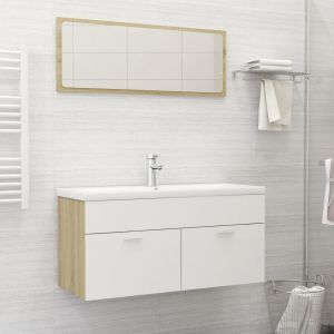 VidaXL Ensemble de meubles de salle de bain