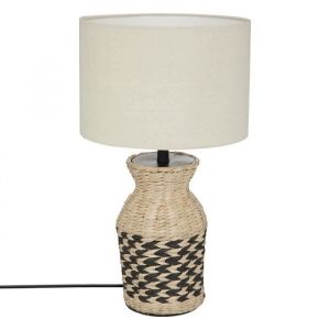 Atmosphera Lampe à poser jacinthe Mena 49cm - Naturel clair