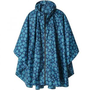 SaphiRose Poncho, Fleur Bleu fonc&eacute;, Taille Unique Gar&ccedil;on