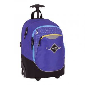 Bodypack sac à dos à roulettes 2 compartiments comète violette