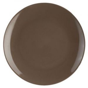 Image de Lot de 6 iettes Plates "Ronde" 26cm Taupe Prix