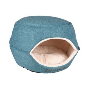 Flamingo Panier Snozebay 2 en 1 bleu 45 x 35x 35 cm pour chat ou petit chien