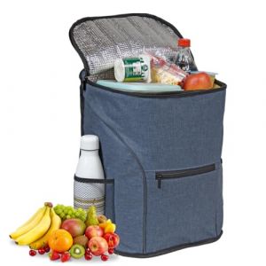 Kinston Sac à Dos Isotherme Ultra Léger 15L - Sac de Pique-Nique pour Hommes et Femmes - Voyage Plage Camping Travail - Bleu