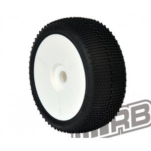 Pneus RB SpeedLine TYPHON Medium collés sur jantes blanches - RB Products