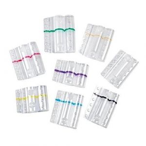 ITERNET LOT DE 100 RANGEMENTS POUR PI&Egrave;CES DE MONNAIE DE 20 CENTIMES AV