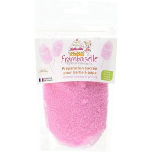 Framboiselle Préparation Sucrée Barbe à Papa Couleur Rose 160 g
