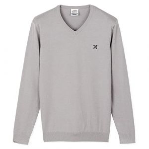 Image de Oxbow Pull Léger Col V P0 Previo XXXXL Gris Cendre