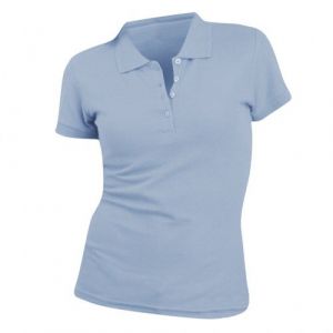 Image de Sol's SOLS - Polo manches courtes PEOPLE - Femme (S) (Bleu ciel) - UTPC319