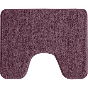 Guy Levasseur Lot de 2 tapis de bain polyester 50x80cm + contour violet