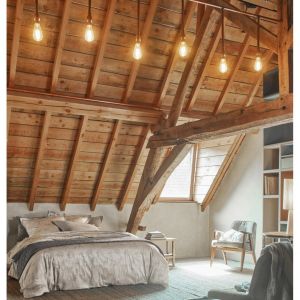 Blanc des vosges Housse De Couette Sac 2 Faces 140x200 cm