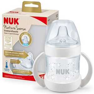 Nuk Gourde Nature Sense 150 ml en blanc