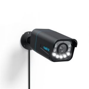 Reolink 4K Caméra Surveillance Extérieure PoE, Zoom 5X, Vision Nocturne en Couleur, Audio Bidirectionnel, Détection de Personne/Véhicule, Noir