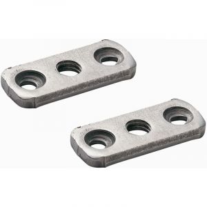 Cyclingcolors 2x écrou rectangulaire lit platine 3 trous M8 x 150 acier meuble assemblage vis bois ancien