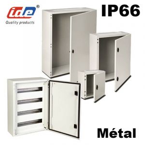 Ide Coffret électrique étanche IP66 en métal Argenta - HxLxP - 800X600X400 PO