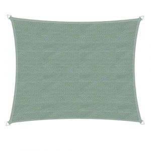 Windhager 10770 Capri Voile d'ombrage rectangulaire 4 x 5 m Protection Solaire pour Jardin et terrasse, résistant aux UV et aux intempéries