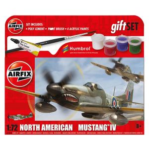 Image de Airfix Maquette avion : Gift Set : North American Mustang Mk.IV