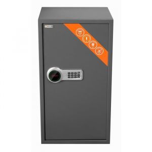 Coffre-fort de bureau BRIHARD - Grande taille - Serrure électronique + affichage LCD - 97 l