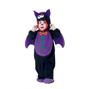 Rubie's Costume Baby Bat pour bébé, taille 1 à 2 ans, Jumpsuit et bonnet Officiel Halloween, carnaval et Noël
