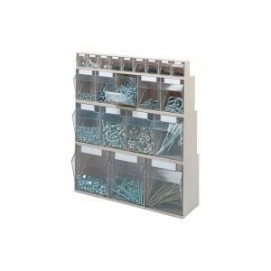 Lockweiler Casier transparent 1 pi&egrave;ce(s) casier transparent h207xl600xp172mm 4 x d plastique beige