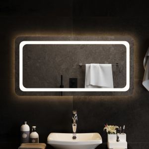 Image de VidaXL Miroir de salle de bain à LED 100x50 cm - N/A