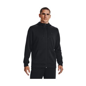 Under Armour Sweat a capuche zippe armour fleece noir homme