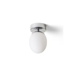 Boutica-design Plafonnier Salle de Bain Meringue 1x9W G9 Chrom&eacute;