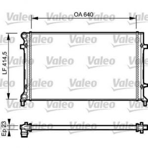 Valeo Radiateur De Refroidissement 734332