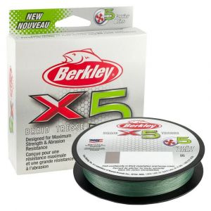 Berkley X5 Braid Low Vis Green 0,25 mm 27,0 kg 150 m