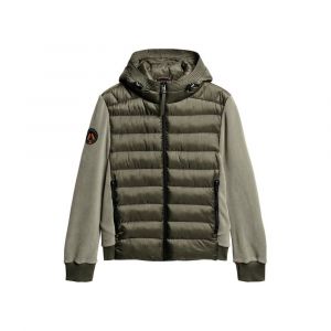 Superdry Blouson HOODED STORM FLEECE Kaki - Taille EU S,EU M,EU L,EU XL