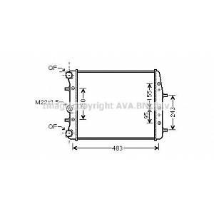 Ava Quality Cooling Radiateur (247SAA2005)