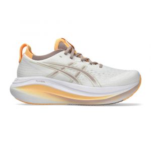 Asics Gel-Nimbus 27 Chaussure De Running Sans Stabilisateurs Femmes - Blanc, Rosé, Pointure 43.5
