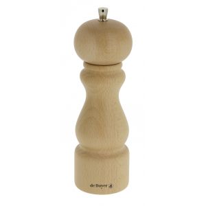 De Buyer Moulin à sel en hêtre 20cm Rumba teinte naturelle