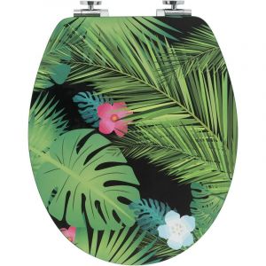 Image de Wirquin Abattant WC Diplomat 100% fsc et fermeture ralentie 20722133, jungle